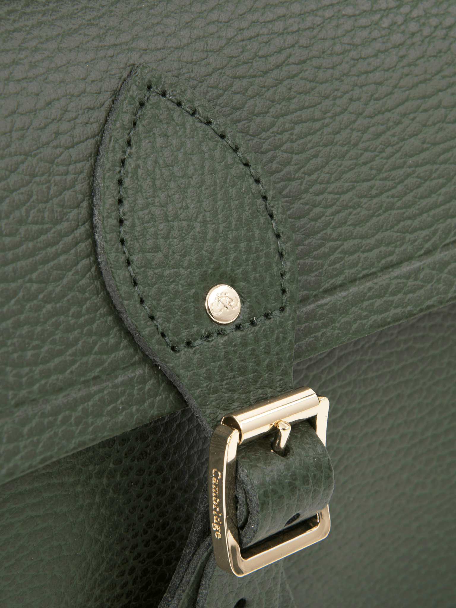 The Traveller - Racing Green Celtic Grain - Cambridge Satchel