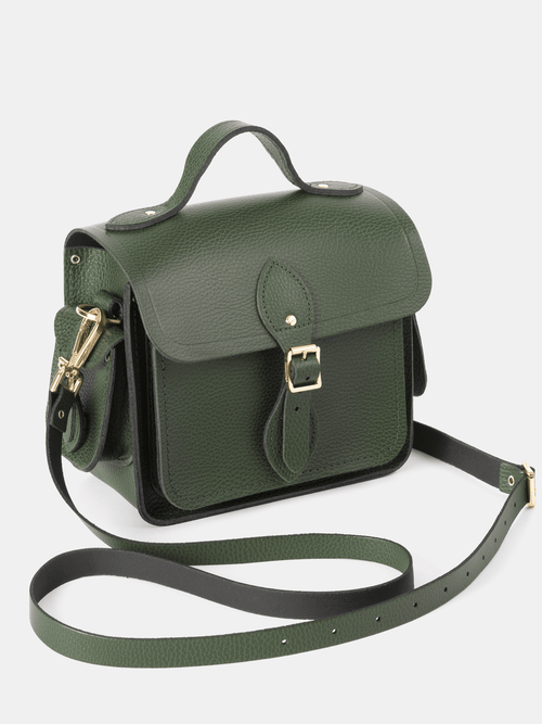 The Traveller - Racing Green Celtic Grain - Cambridge Satchel