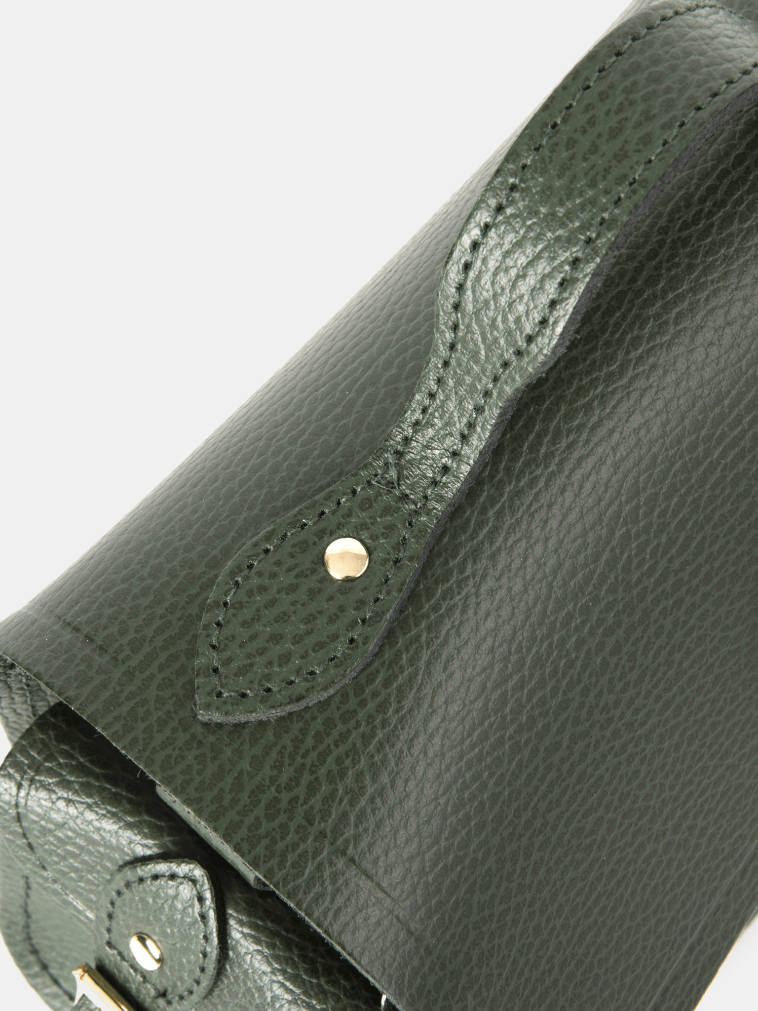 The Traveller - Racing Green Celtic Grain - Cambridge Satchel