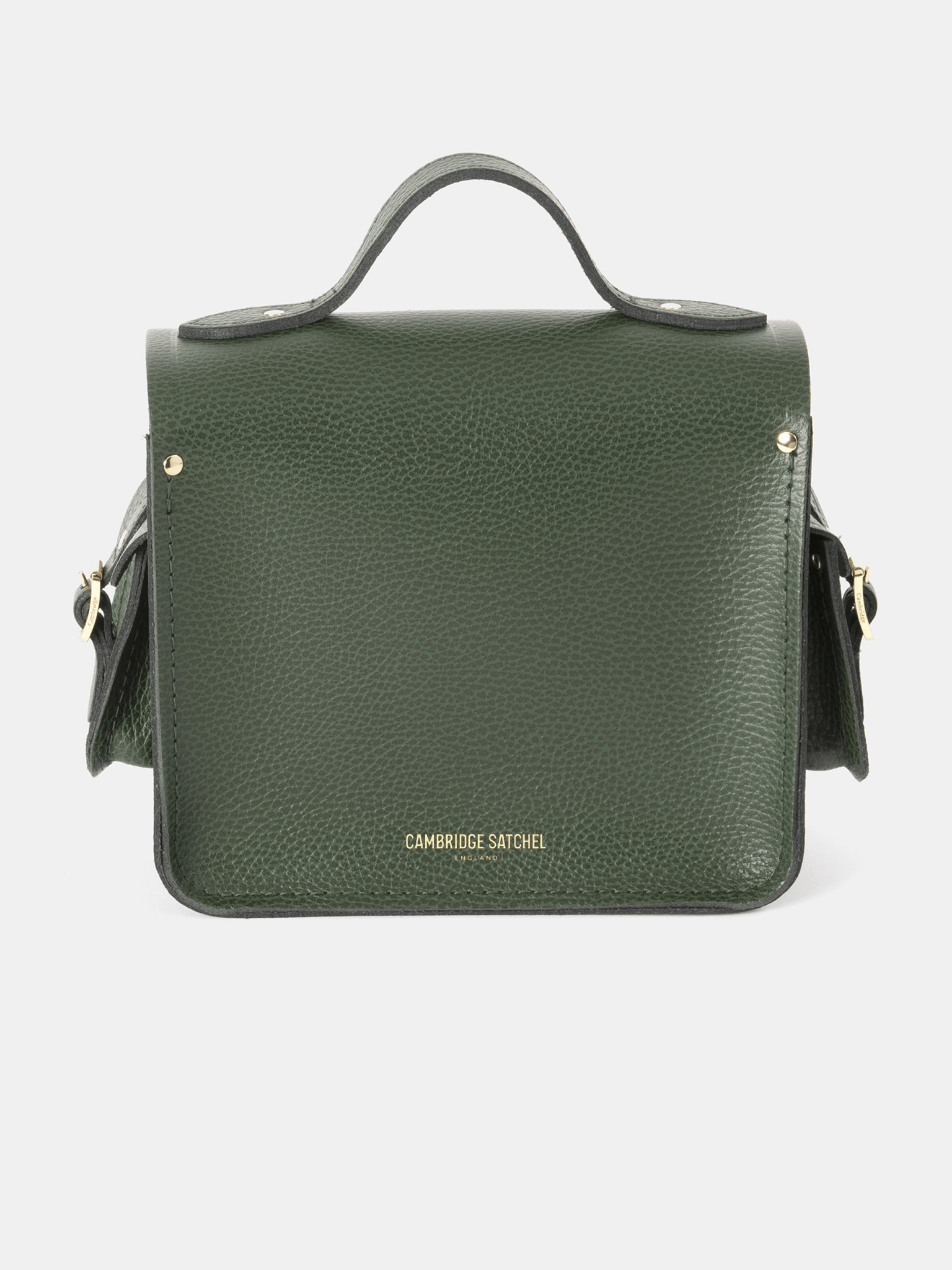 The Traveller - Racing Green Celtic Grain - Cambridge Satchel