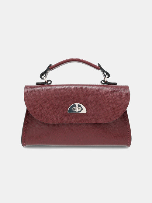 The Mini Daisy - Oxblood Saffiano