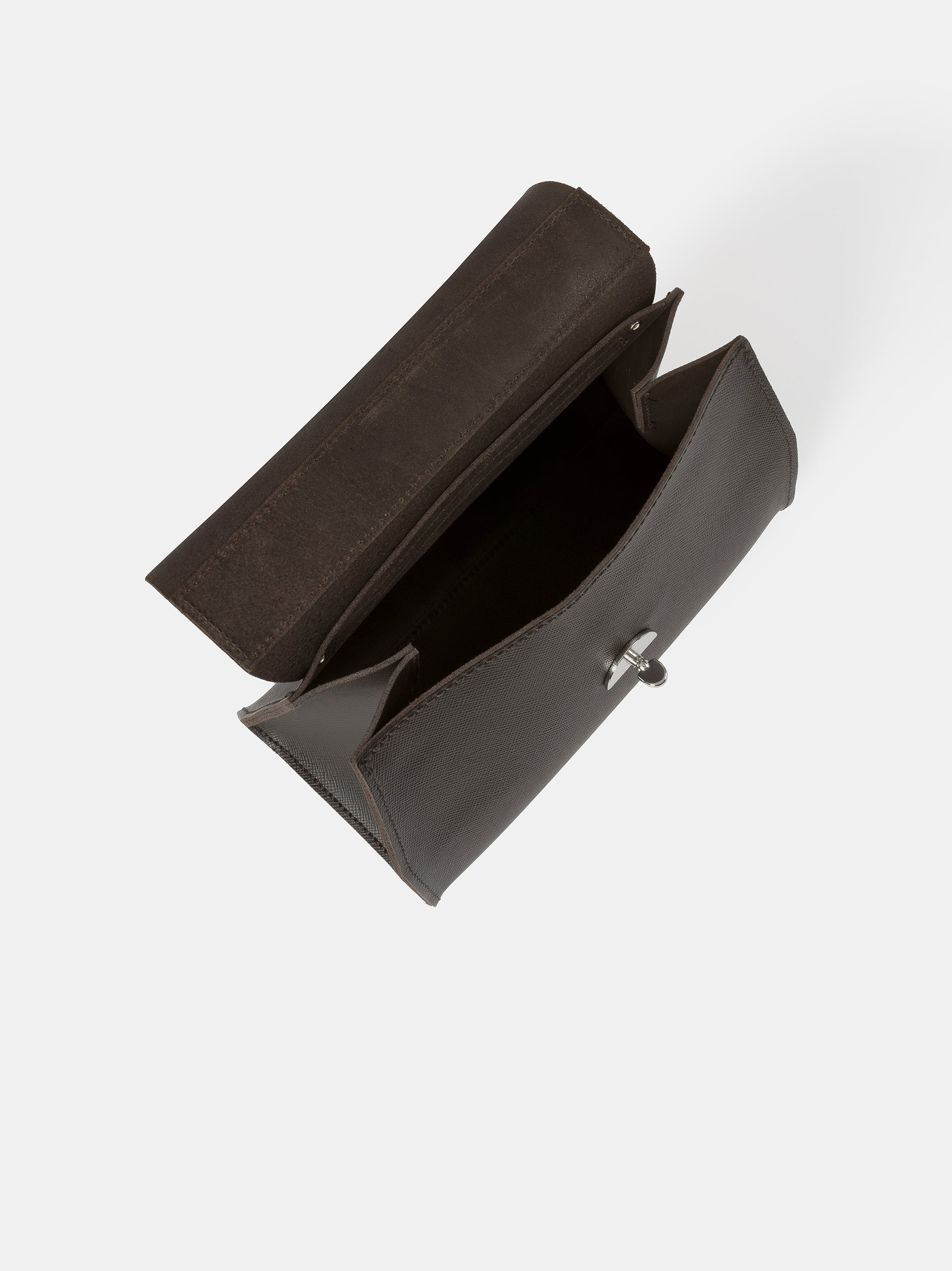 The Daisy -  Dark Brown Saffiano