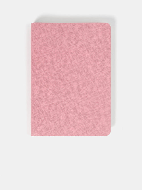 The A5 Notebook - Salmon Pink Saffiano - The Cambridge Satchel Company EU Store