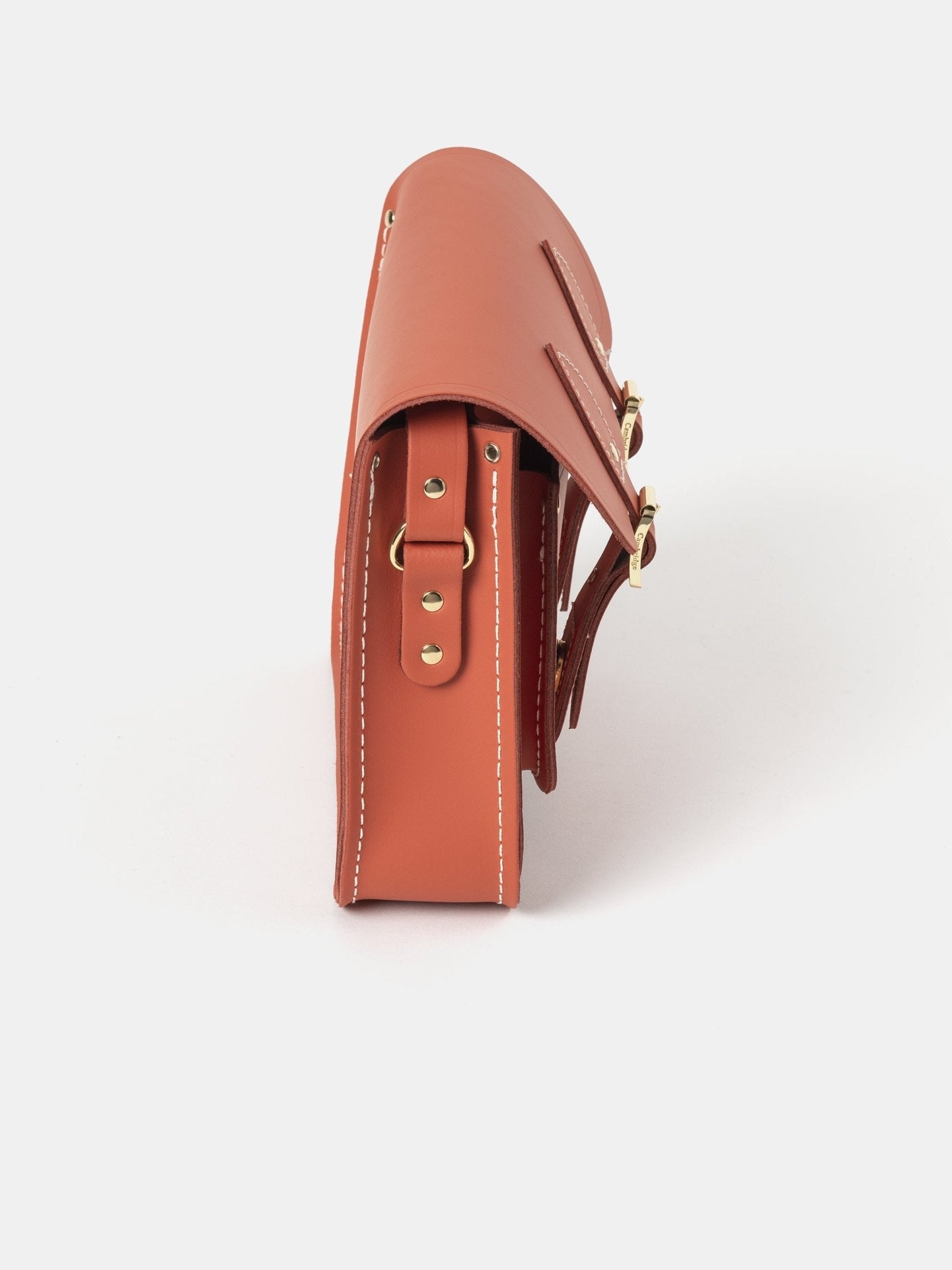 The 11 Inch Satchel - Burning Ember Matte with Contrast Stitch - The Cambridge Satchel Company EU Store