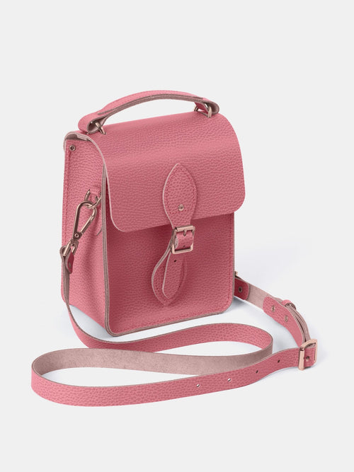 The Binocular Bag - Rose Matte Celtic Grain - The Cambridge Satchel Company EU Store