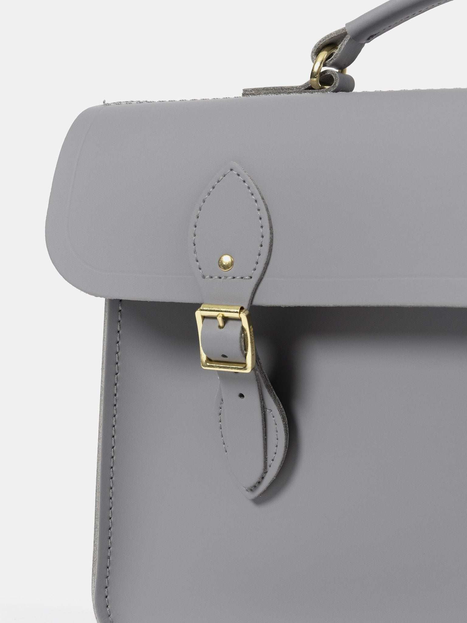 The Briefcase - Slate Grey Matte - The Cambridge Satchel Company EU Store