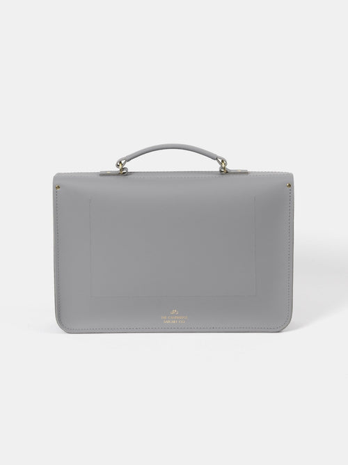 The Briefcase - Slate Grey Matte - The Cambridge Satchel Company EU Store