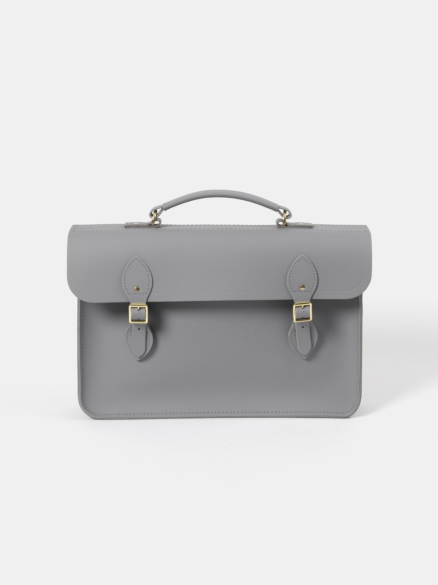 The Briefcase - Slate Grey Matte - The Cambridge Satchel Company EU Store