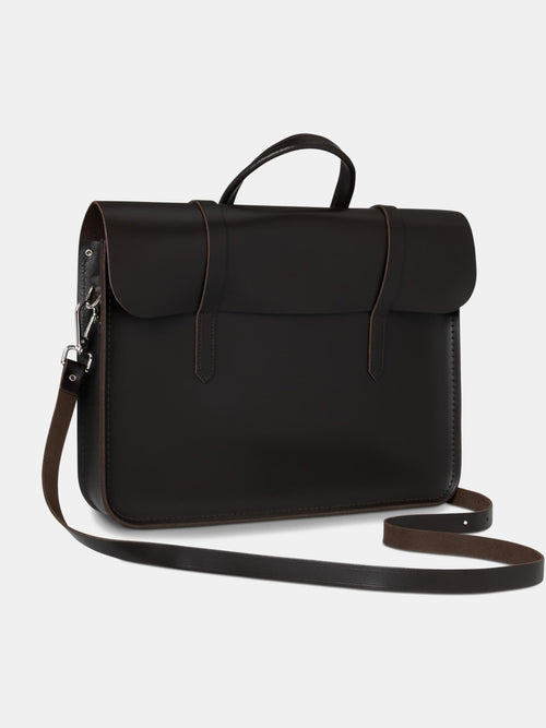 The Music Case - Dark Brown - The Cambridge Satchel Company EU Store