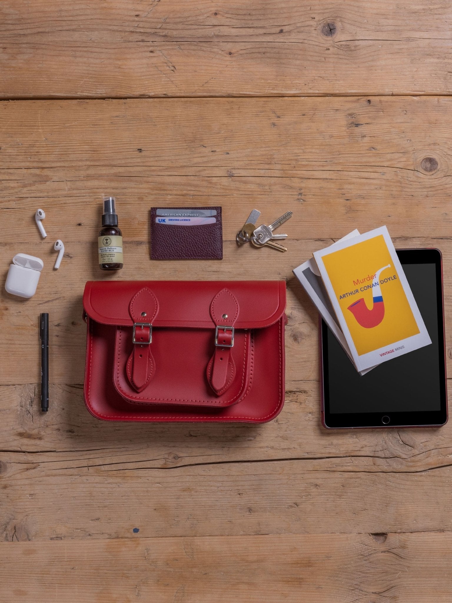 The Royal Opera House 11 Inch Satchel - ROH Red - The Cambridge Satchel Company EU Store