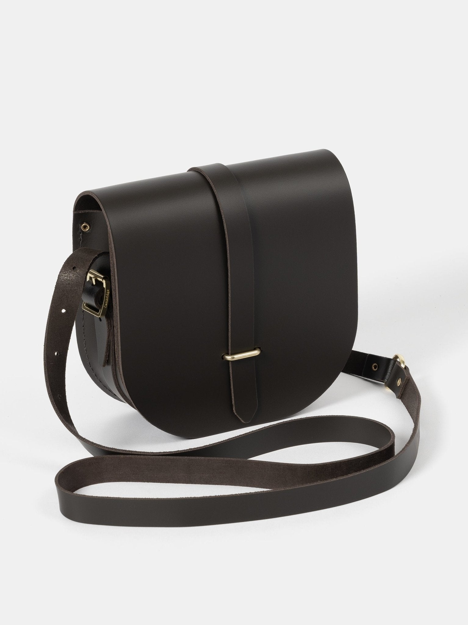 The Saddle Bag - Dark Brown - The Cambridge Satchel Company EU Store