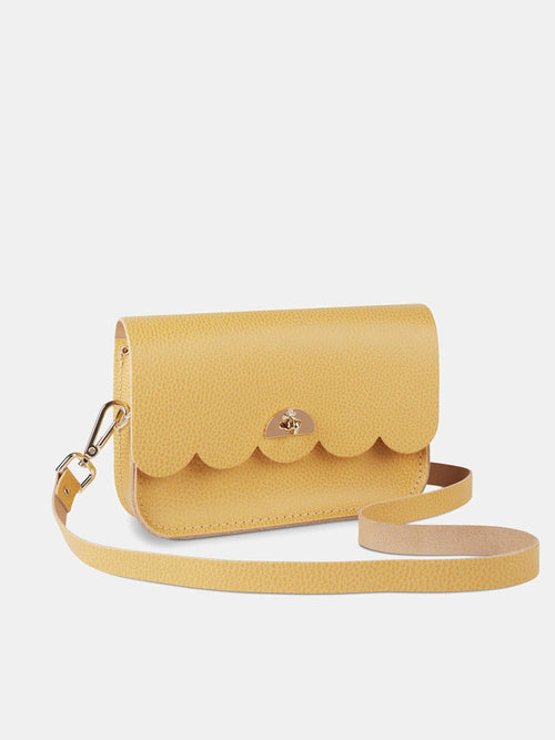 The Small Cloud Bag - Matte Indian Yellow Grain - The Cambridge Satchel Company EU Store