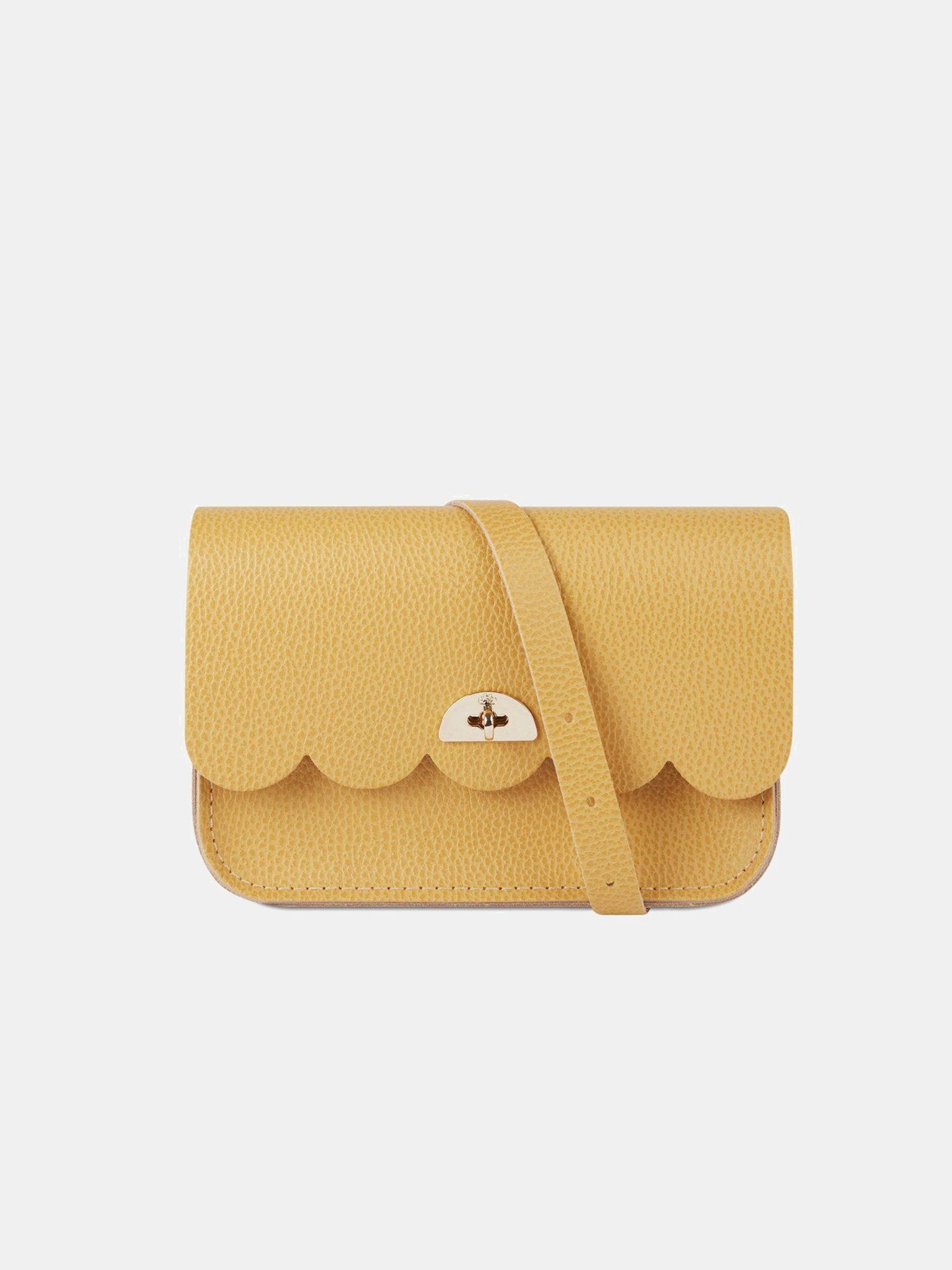 The Small Cloud Bag - Matte Indian Yellow Grain - The Cambridge Satchel Company EU Store