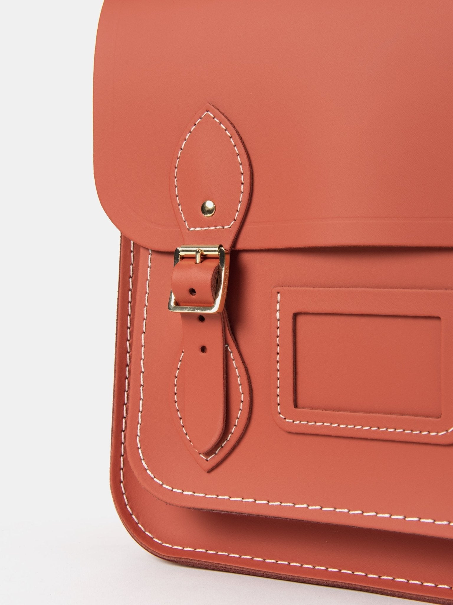 The Small Portrait Backpack - Burning Ember Matte with Contrast Stitch - The Cambridge Satchel Company EU Store