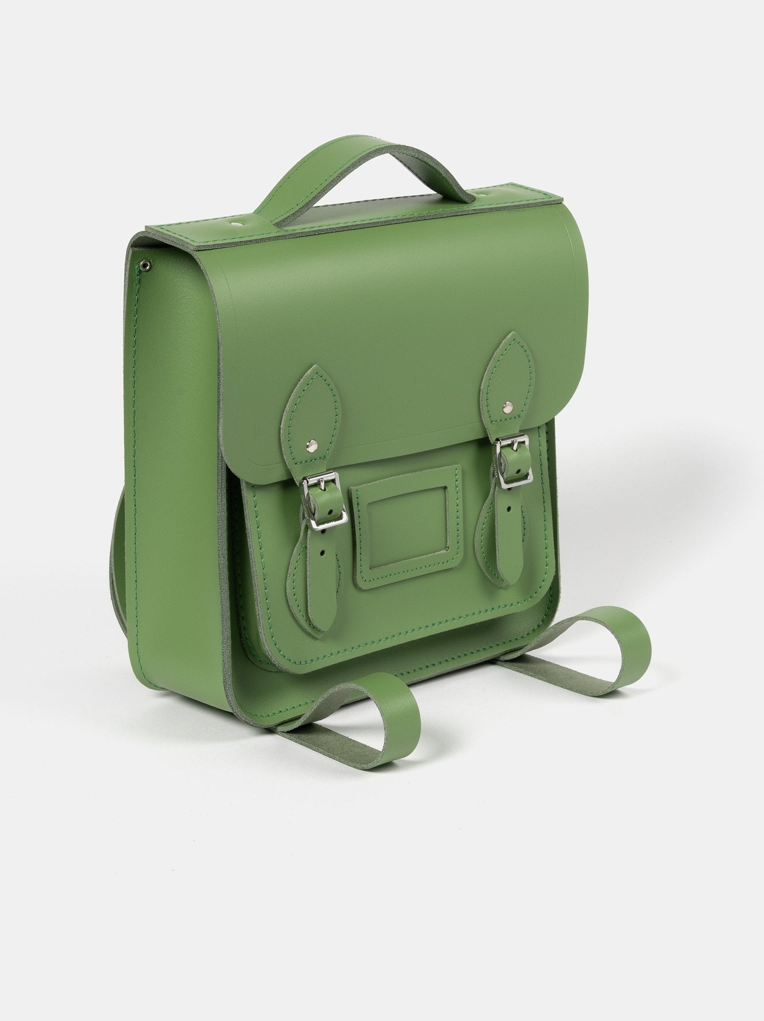 The Small Portrait Backpack - Heather Green - The Cambridge Satchel Company EU Store